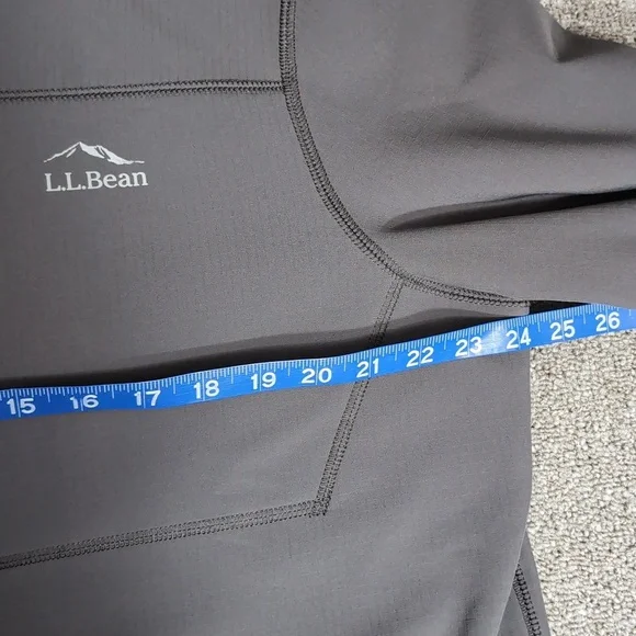 L.L. Bean Windproof Soft Shell Jacket Size Large In Alloy Gray Fleece Lined - Picture 11 of 13